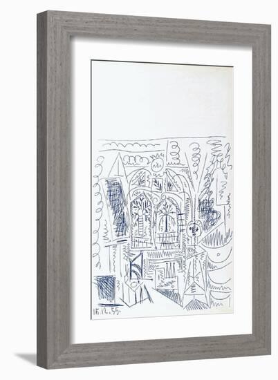 Carnet de Californie 26-Pablo Picasso-Framed Collectable Print