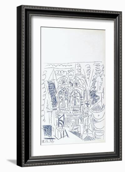 Carnet de Californie 26-Pablo Picasso-Framed Collectable Print