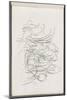 Carnet de dessins : étude de composition biffée-Gustave Moreau-Mounted Giclee Print