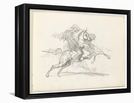 Carnet de dessins-Gustave Moreau-Framed Premier Image Canvas