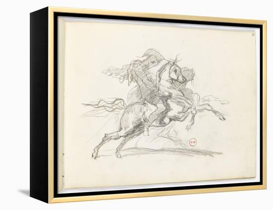 Carnet de dessins-Gustave Moreau-Framed Premier Image Canvas