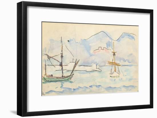 Carnet : La côte Nord de la Corse-Paul Signac-Framed Giclee Print