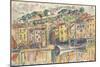 Carnet : Port d'une ville de la côte Méditérranéenne-Paul Signac-Mounted Giclee Print