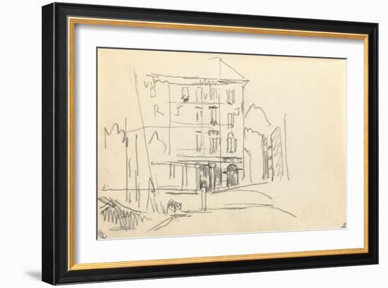 Carnet : port d'une ville de la côte Méditérranéenne-Paul Signac-Framed Giclee Print