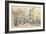 Carnet : rue d'une ville-Paul Signac-Framed Giclee Print