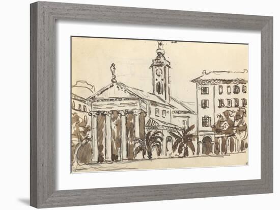 Carnet : Vue de Nice-Paul Signac-Framed Giclee Print