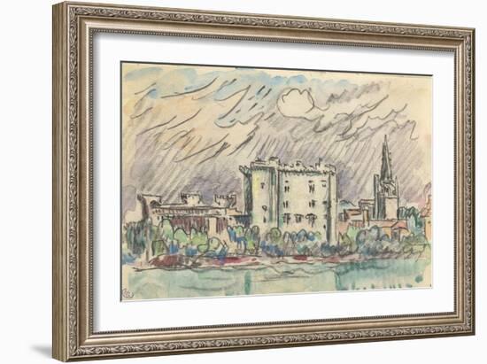 Carnet : Vue de Tarascon-Paul Signac-Framed Giclee Print