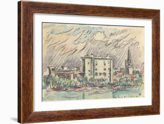 Carnet : Vue de Tarascon-Paul Signac-Framed Giclee Print