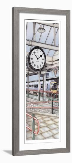 Carnforth Railway Station Clock, Lancashire, 2008-Sandra Moore-Framed Giclee Print