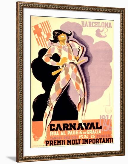 Carnival, 1936-Unknown Tubau-Framed Giclee Print