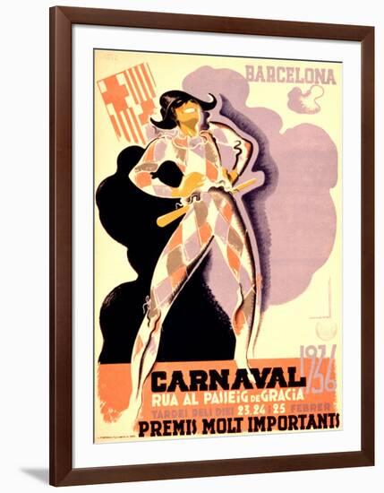 Carnival, 1936-Unknown Tubau-Framed Giclee Print