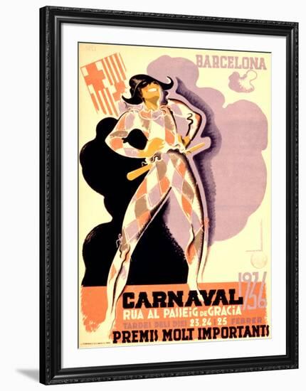 Carnival, 1936-Unknown Tubau-Framed Giclee Print