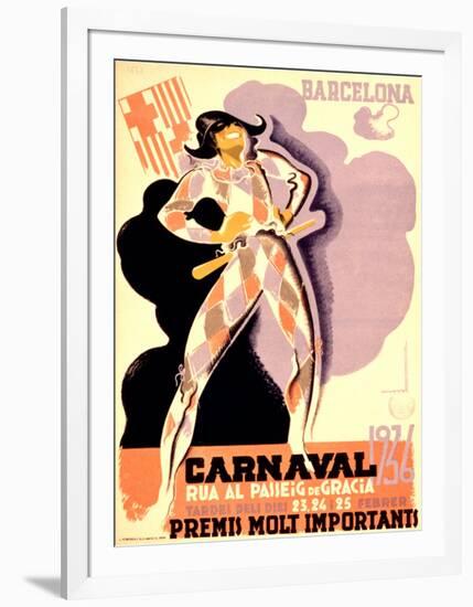 Carnival, 1936-Unknown Tubau-Framed Giclee Print