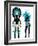 Carnival Blue Couple-BasheeraDesigns-Framed Premium Giclee Print