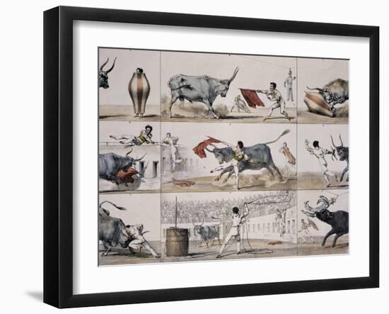 Carnival Bullfight-null-Framed Giclee Print