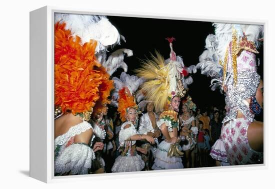 Carnival, Corrientes, Northern Argentina, Argentina, South America-Walter Rawlings-Framed Premier Image Canvas