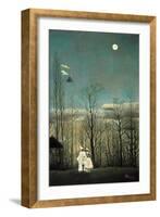 Carnival Evening-Henri Rousseau-Framed Art Print