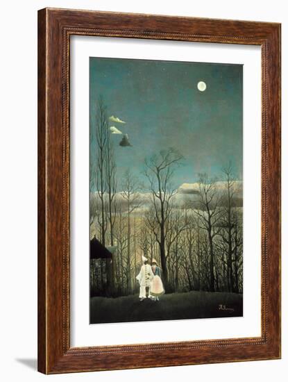 Carnival Evening-Henri Rousseau-Framed Art Print