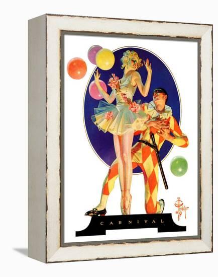 "Carnival,"February 25, 1933-Joseph Christian Leyendecker-Framed Premier Image Canvas