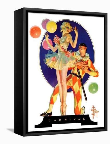 "Carnival,"February 25, 1933-Joseph Christian Leyendecker-Framed Premier Image Canvas