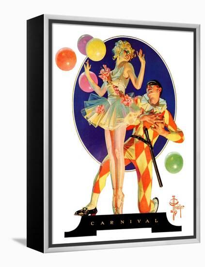 "Carnival,"February 25, 1933-Joseph Christian Leyendecker-Framed Premier Image Canvas