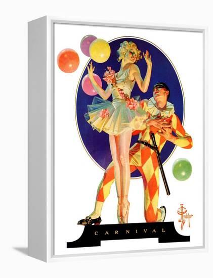 "Carnival,"February 25, 1933-Joseph Christian Leyendecker-Framed Premier Image Canvas