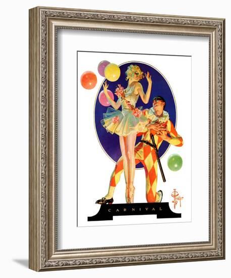 "Carnival,"February 25, 1933-Joseph Christian Leyendecker-Framed Giclee Print