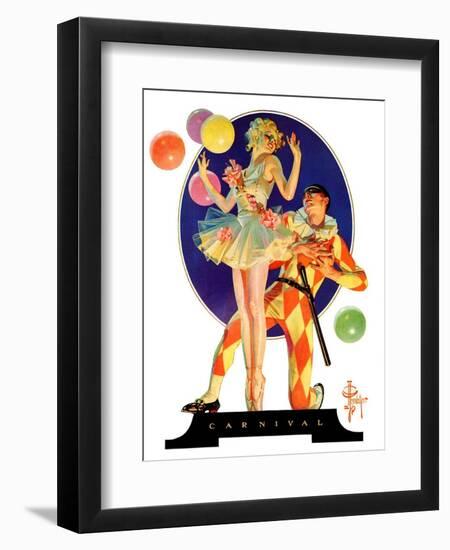 "Carnival,"February 25, 1933-Joseph Christian Leyendecker-Framed Giclee Print