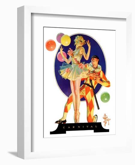 "Carnival,"February 25, 1933-Joseph Christian Leyendecker-Framed Giclee Print