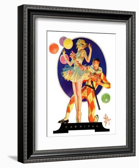 "Carnival,"February 25, 1933-Joseph Christian Leyendecker-Framed Giclee Print