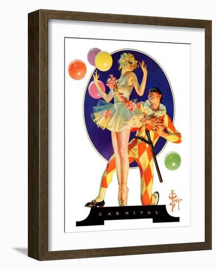 "Carnival,"February 25, 1933-Joseph Christian Leyendecker-Framed Giclee Print