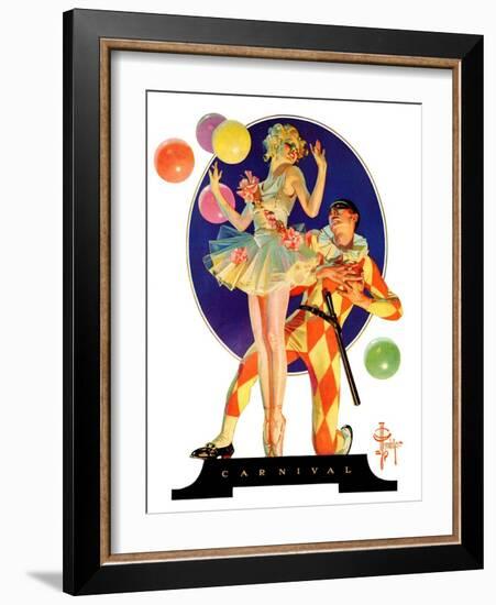 "Carnival,"February 25, 1933-Joseph Christian Leyendecker-Framed Giclee Print