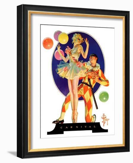 "Carnival,"February 25, 1933-Joseph Christian Leyendecker-Framed Giclee Print