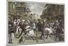 Carnival in Port of Spain, Trinidad-William Heysham Overend-Mounted Giclee Print