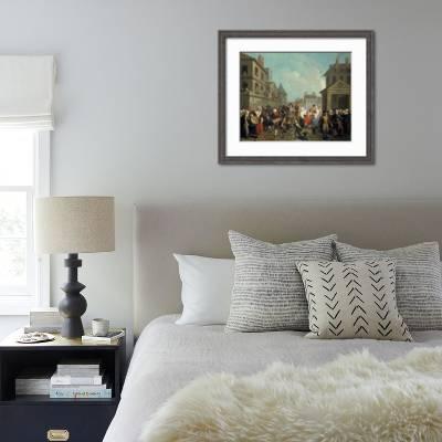 Carnival In The Streets Of Paris 1757 Giclee Print By Etienne