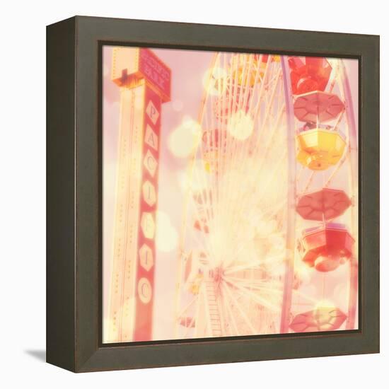 Carnival Lights on a Big Wheel-Myan Soffia-Framed Premier Image Canvas