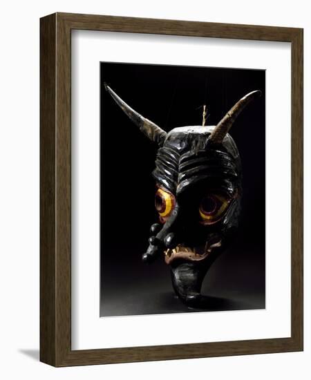 Carnival Mask from Val Pusteria, Trentino-Alto Adige, Italy-null-Framed Giclee Print