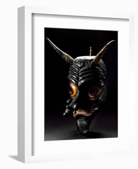 Carnival Mask from Val Pusteria, Trentino-Alto Adige, Italy-null-Framed Giclee Print