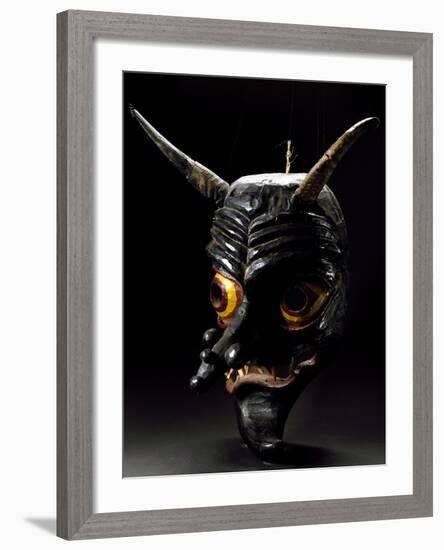 Carnival Mask from Val Pusteria, Trentino-Alto Adige, Italy-null-Framed Giclee Print