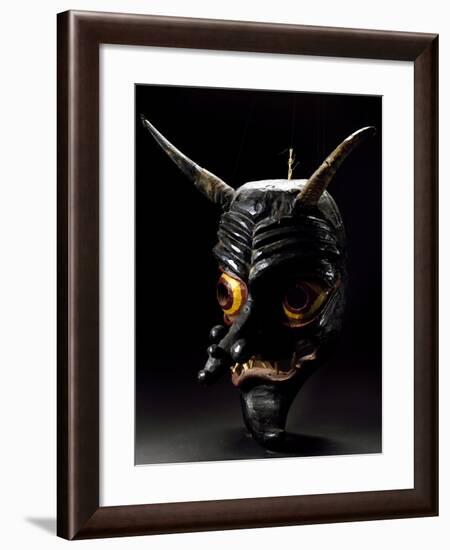 Carnival Mask from Val Pusteria, Trentino-Alto Adige, Italy-null-Framed Giclee Print