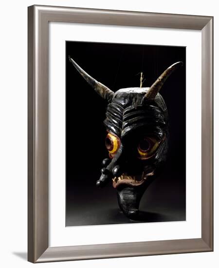 Carnival Mask from Val Pusteria, Trentino-Alto Adige, Italy-null-Framed Giclee Print