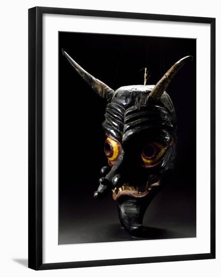 Carnival Mask from Val Pusteria, Trentino-Alto Adige, Italy-null-Framed Giclee Print