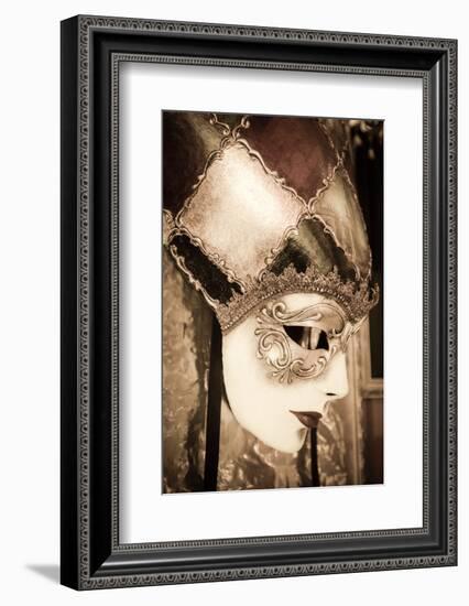 Carnival mask, Venice, Veneto, Italy-Russ Bishop-Framed Photographic Print