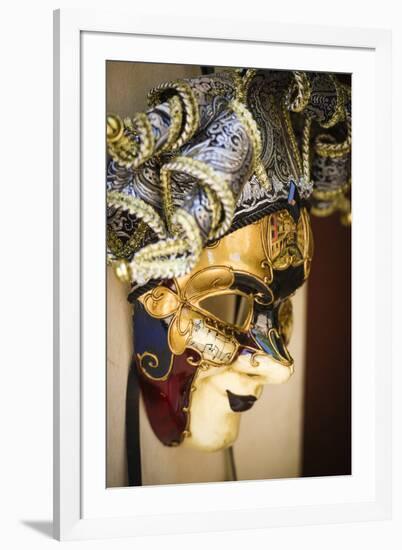 Carnival mask, Venice, Veneto, Italy-Russ Bishop-Framed Premium Photographic Print
