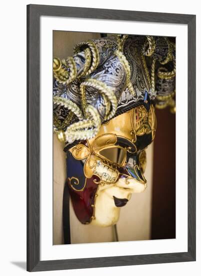 Carnival mask, Venice, Veneto, Italy-Russ Bishop-Framed Premium Photographic Print