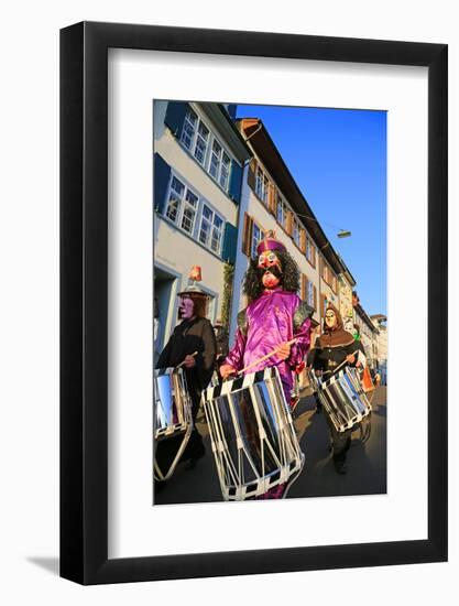 Carnival of Basel (Basler Fasnacht), Basel, Canton of Basel City, Switzerland, Europe-Hans-Peter Merten-Framed Photographic Print