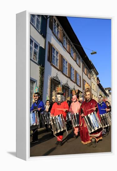 Carnival of Basel (Basler Fasnacht), Basel, Canton of Basel City, Switzerland, Europe-Hans-Peter Merten-Framed Premier Image Canvas