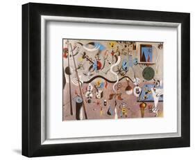 Carnival of Harlequin-Joan Miro-Framed Art Print