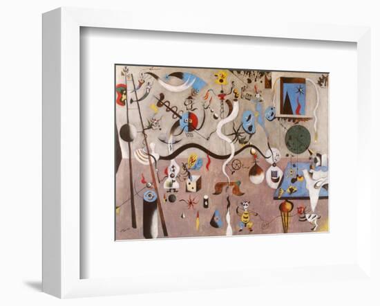 Carnival of Harlequin-Joan Miro-Framed Art Print