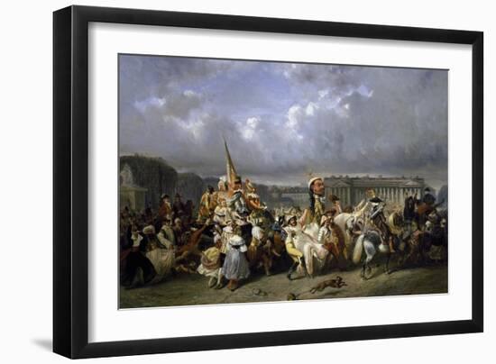 Carnival Parade at the Place De La Concorde in Paris-null-Framed Giclee Print